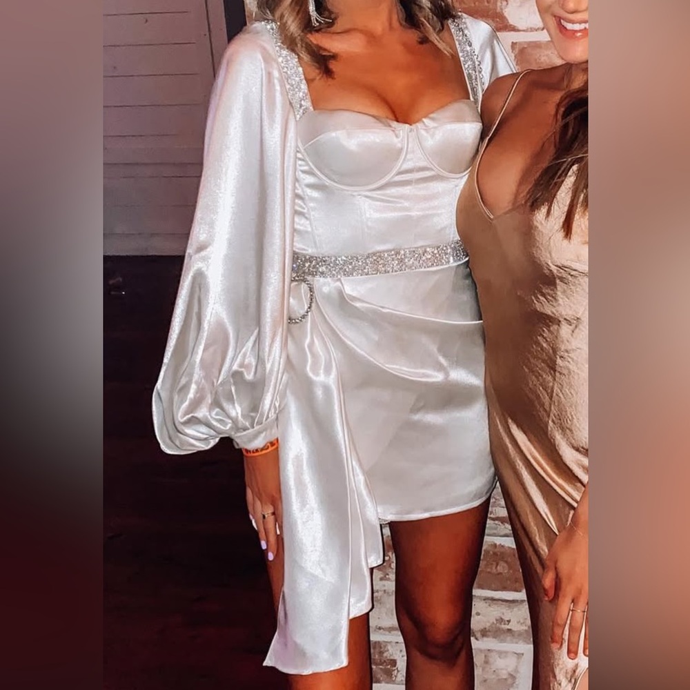 Bronx & Banco White Mini Dress